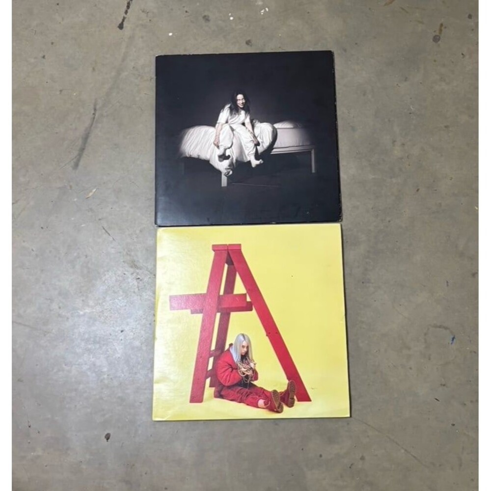 Lot of 2 Billie Eilish Vinyl Record Album